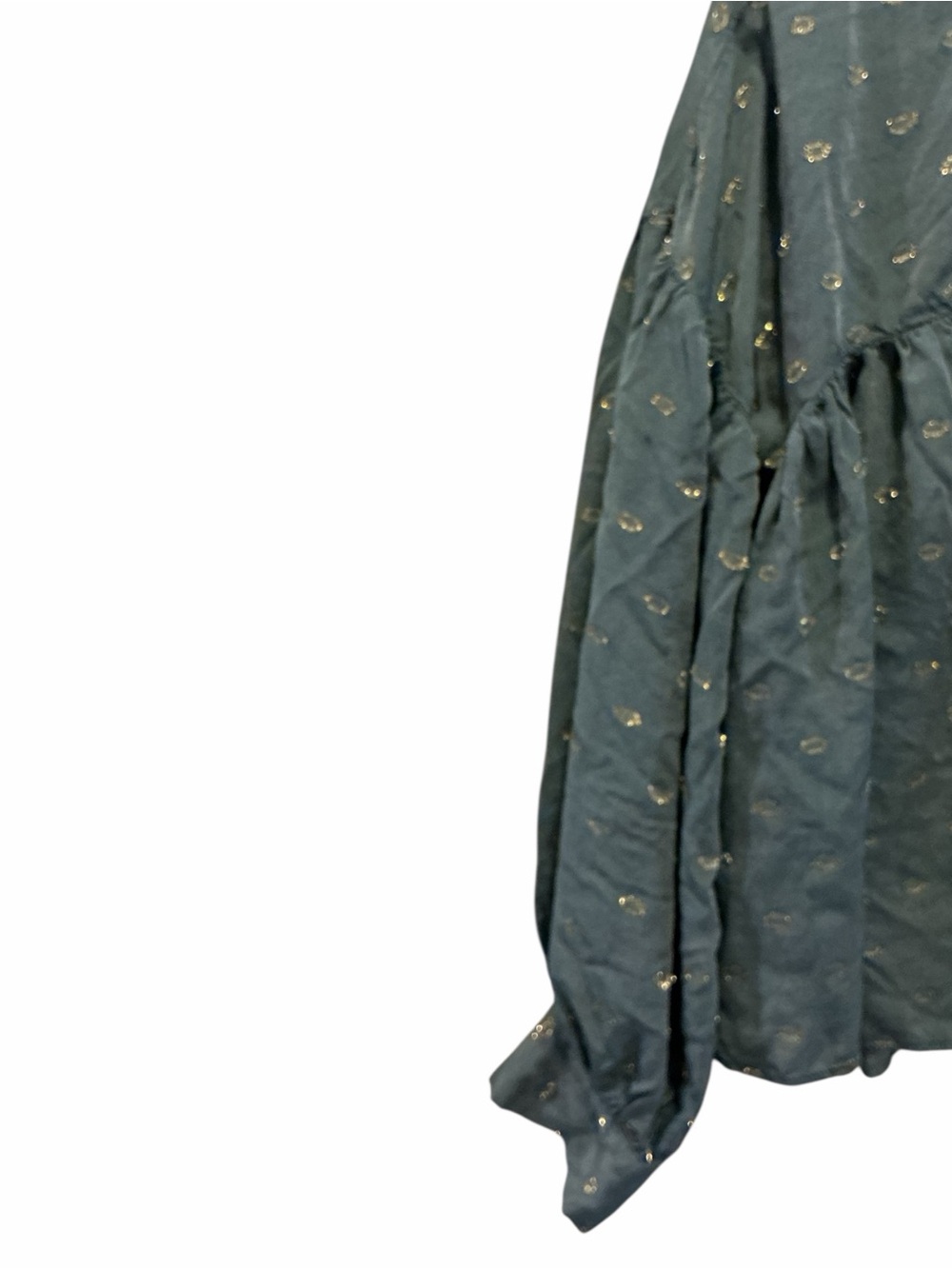 By Anthropologie Ruffled Peasant Crop Blouse - Picture 6 of 11